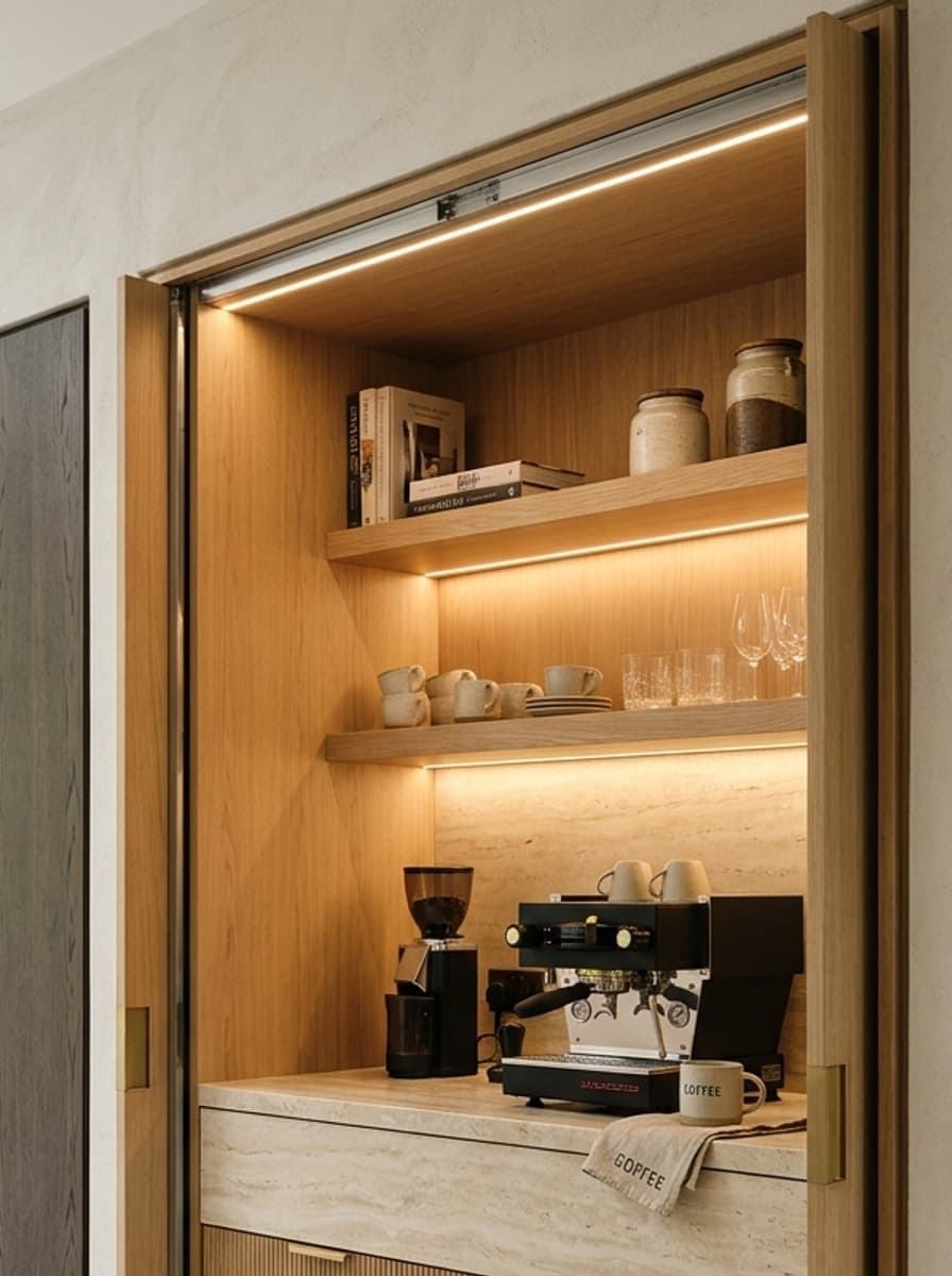 Concealed sliding door and cabinet hardware engineered for smooth, quiet operation